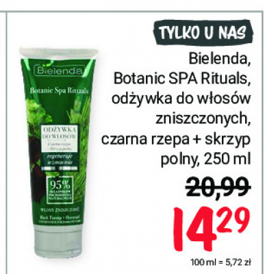 bielenda botanic spa odżywka do włosów zniszczonych opinie