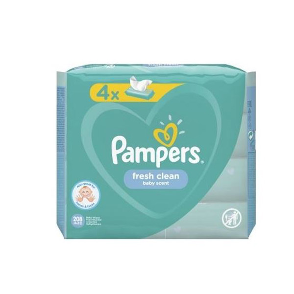 fresh clean pampers 4 pak cena