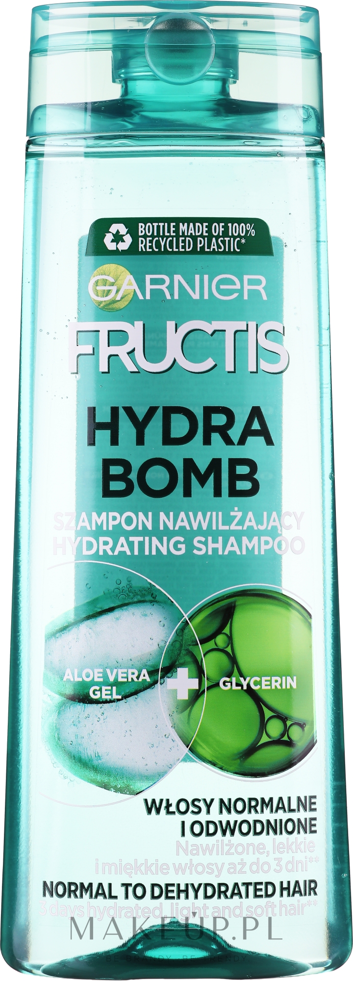 garnier fructis aloe hydra bomb szampon wzmacniający do włosów odwodnionych