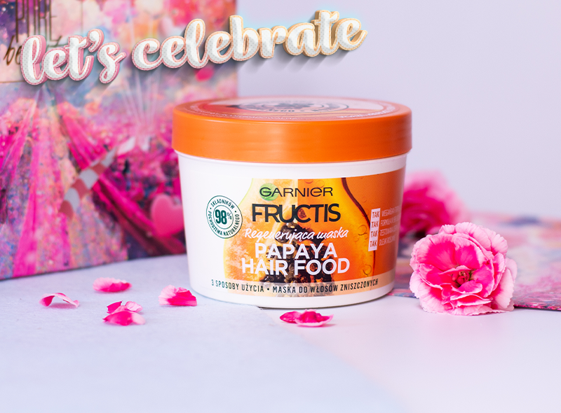 garnier fructis papaya hair food regenerująca maska do włosów zniszczonych