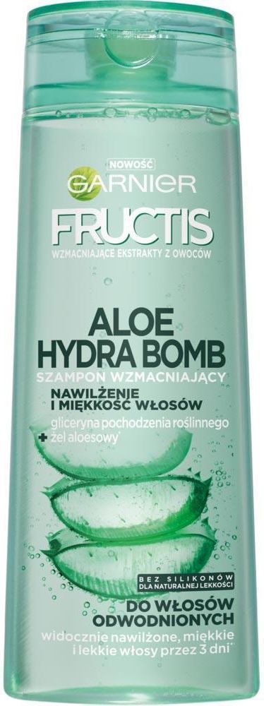 garnier fructis szampon wzmacniający aloe hydra bomb 400ml