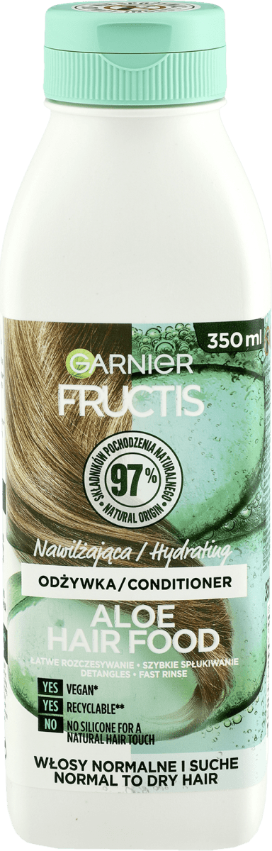 garnier odzywka z aloesem bez splukiwania i szampon