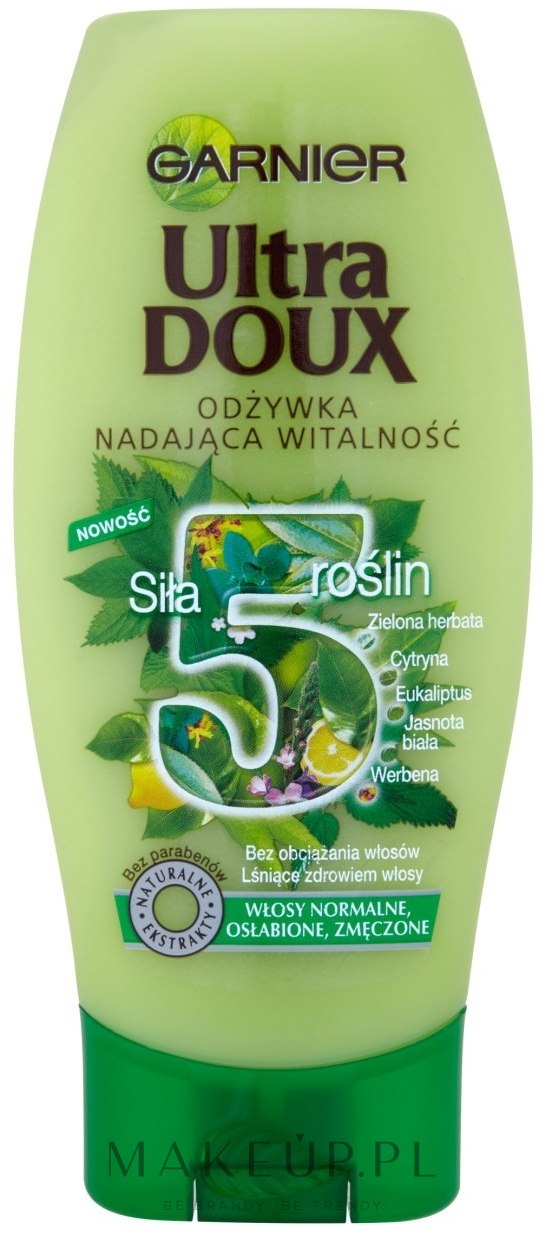 garnier ultra doux siła 5 roślin szampon nadający witalność opinie