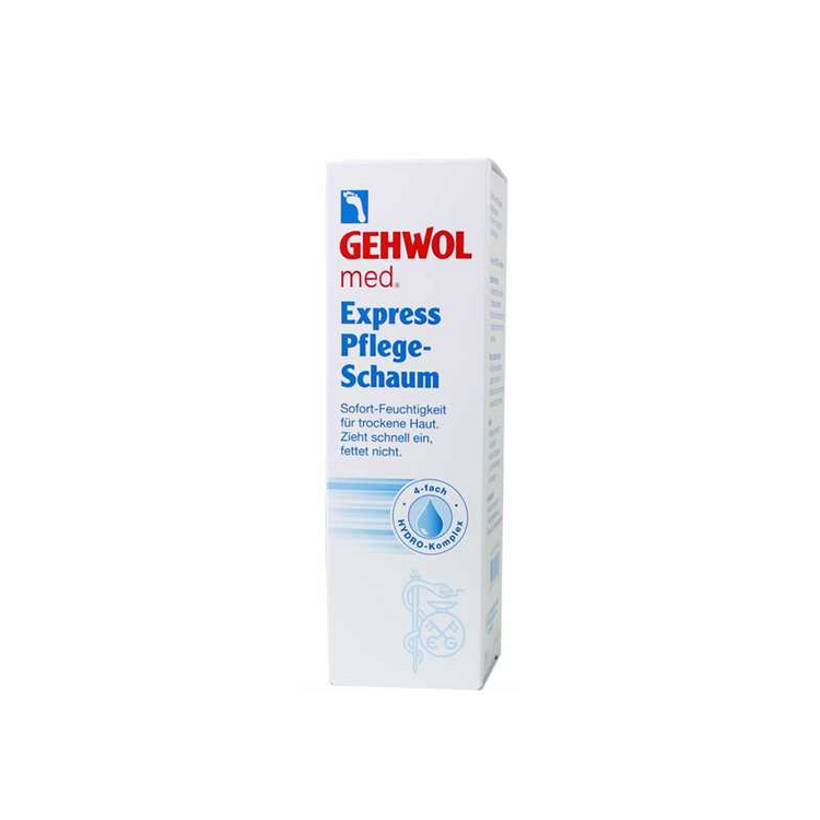 gehwol med express pflege-schaum pianka nawilżająca do skóry 125ml