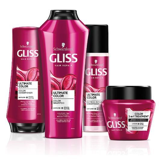 gliss kur hair repair odżywka ekspresowa do włosów ultimate color