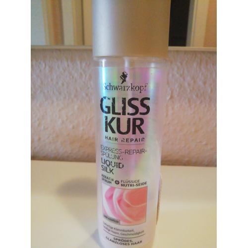 gliss kur liquid silk ekspresowa odżywka regenerująca do włosów wizaz