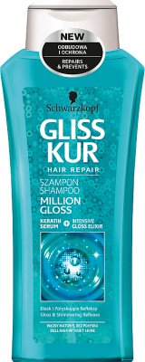 gliss kur million gloss szampon do włosów matowych bez połysku