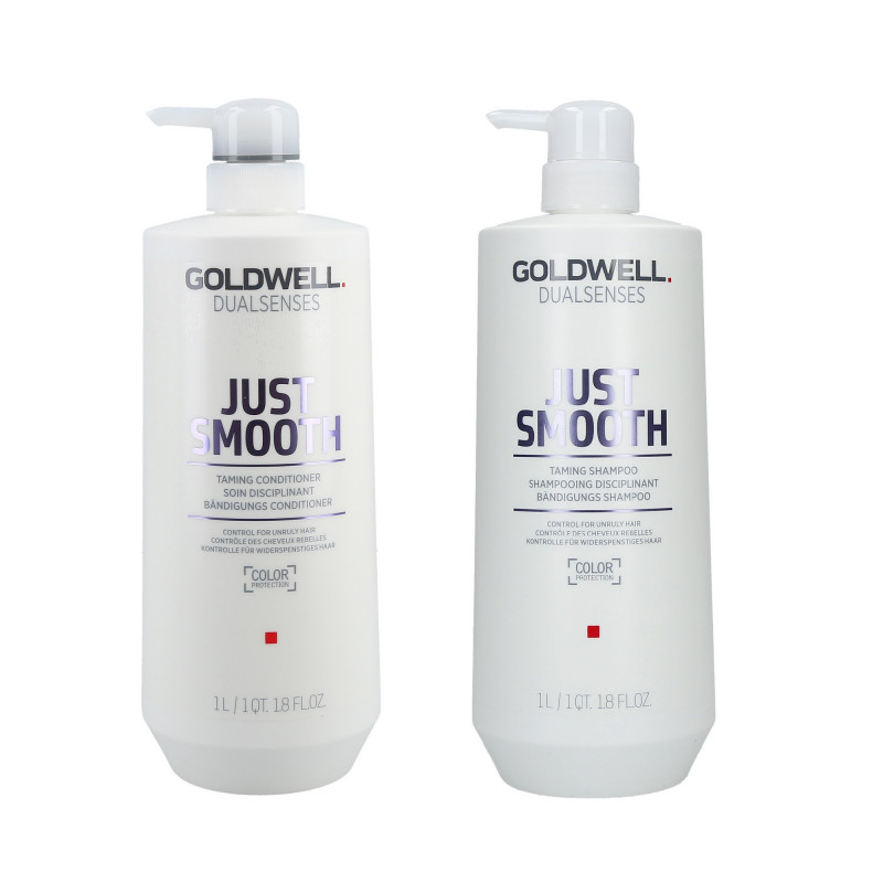 goldwell just smooth szampon wygładzający włosy dodaje lekkości i połysku