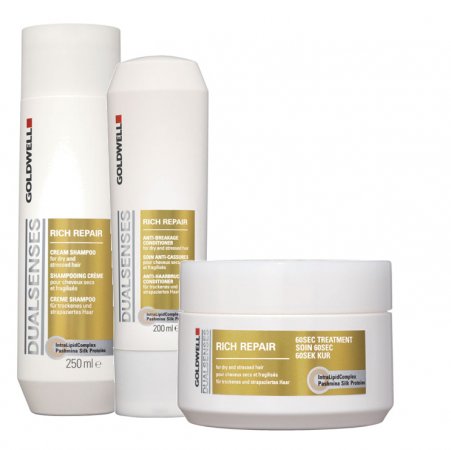 goldwell rich repair zestaw szampon odżywka maska