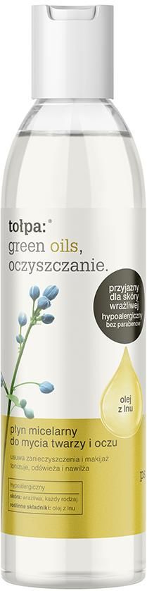 green oils oczyszczanie płyn micelarny do mycia twarzy i oczu