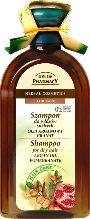 green pharmacy hair therapy szampon włosy suche