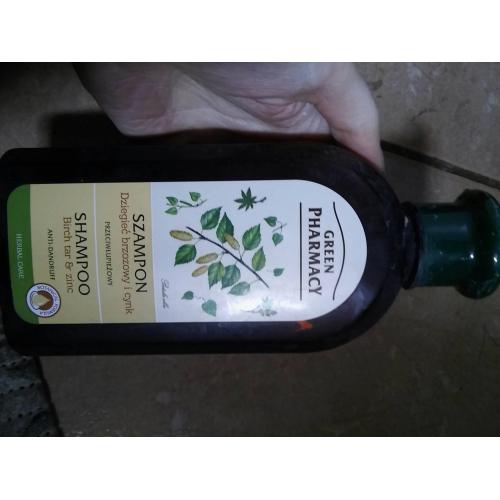 green pharmacy szampon przeciwłupieżowy z cynkiem i dziegciem brzozowym 350ml