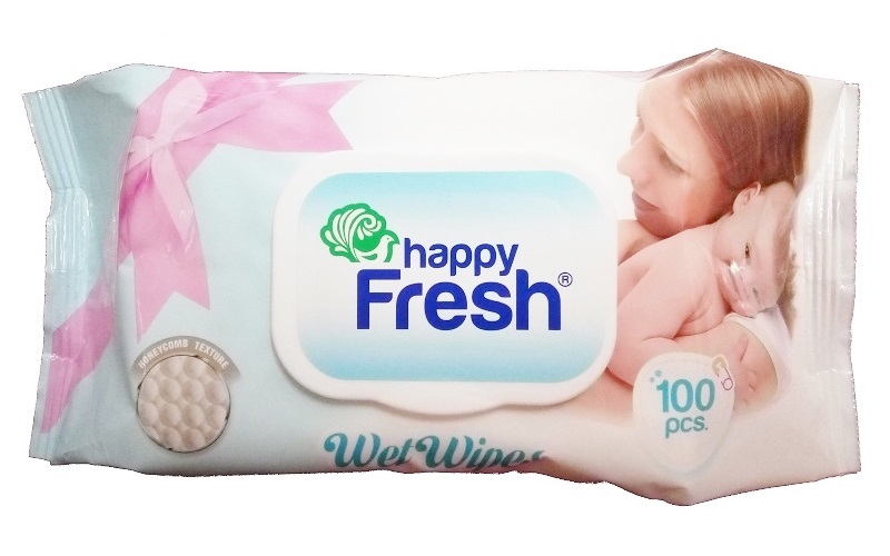 happy fresh chusteczki nawilżane 100szt lodz