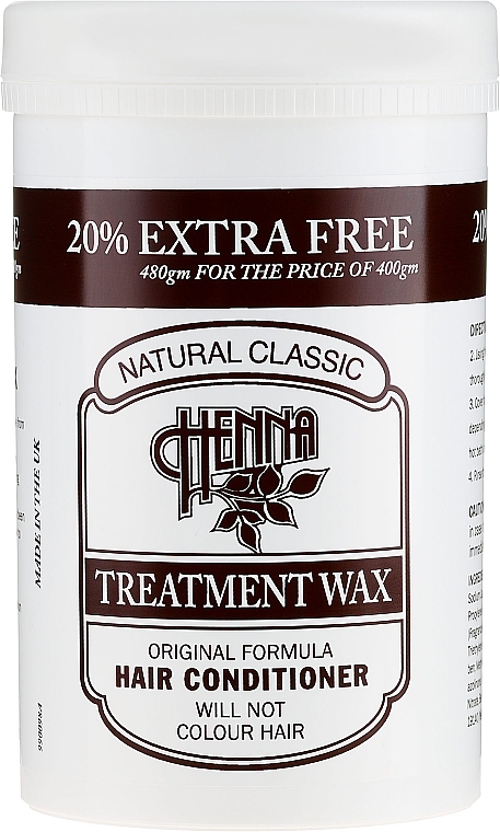 henna treatment wax maska odżywka do włosów 2