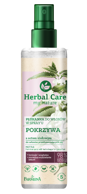 herbal care pokrzywa szampon natura