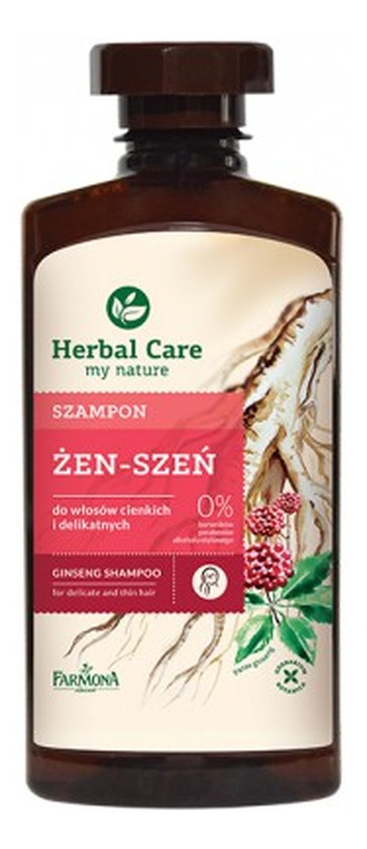 herbal care szampon żeń-szeń skład wizaz