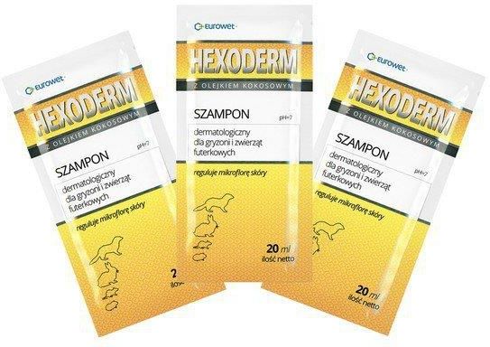 hexoderm szampon dermatologiczny dla gryzoni i zwierzat futerkowych