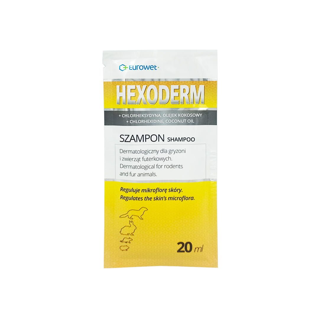 hexoderm szampon dla gryzoni 20ml