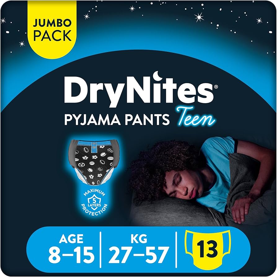 huggies drynites dla chłopców 8-15 lat