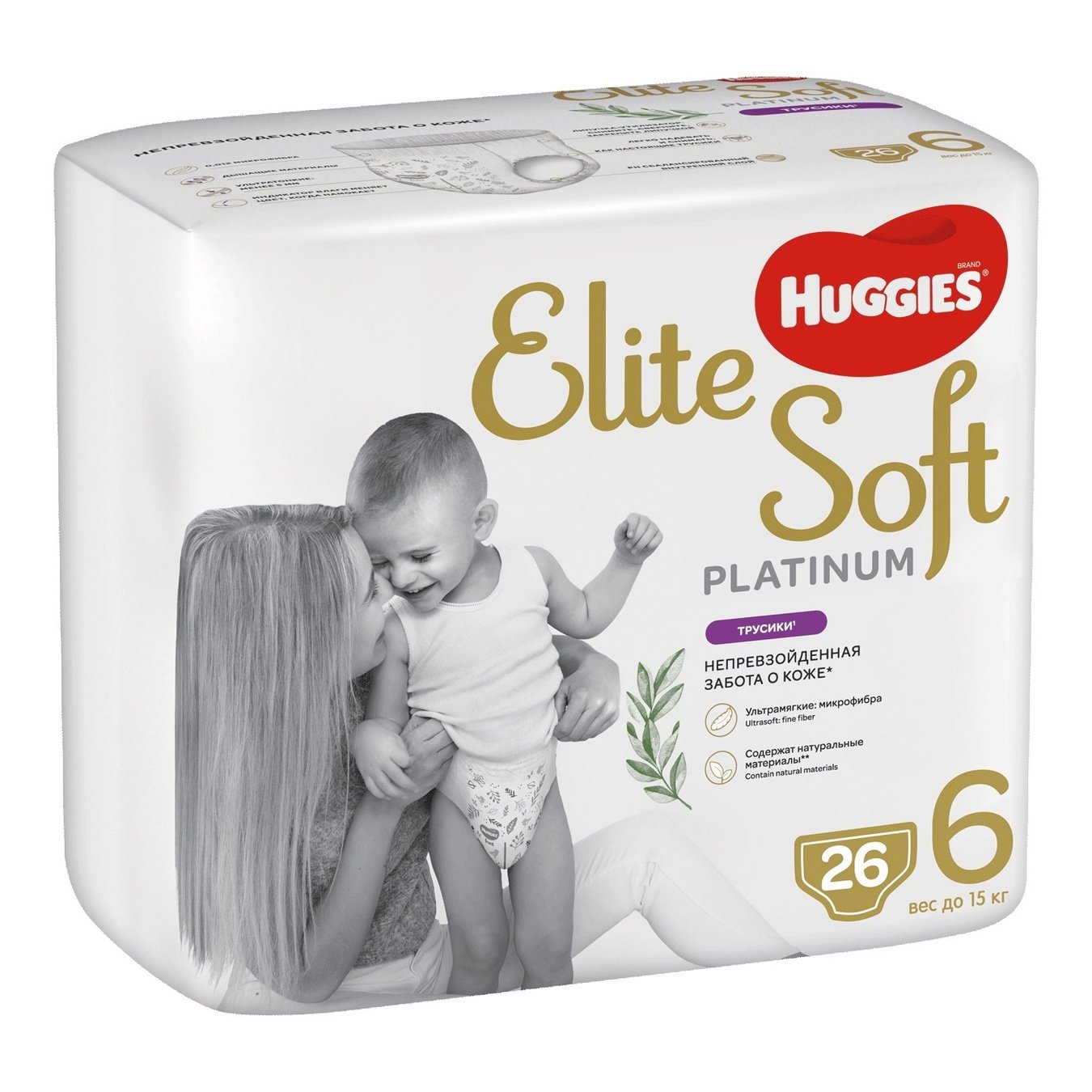 huggies elite soft трусики 6