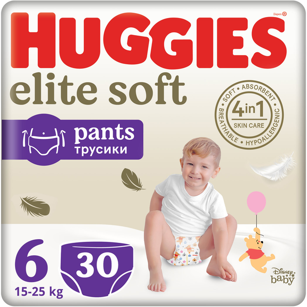 huggies elite soft трусики 6