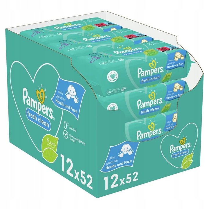 husteczki pampers x12