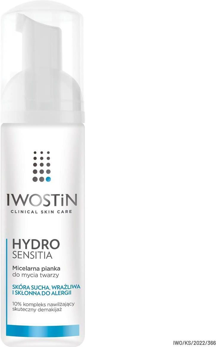 iwostin hydro sensitia micelarna pianka do mycia twarzy