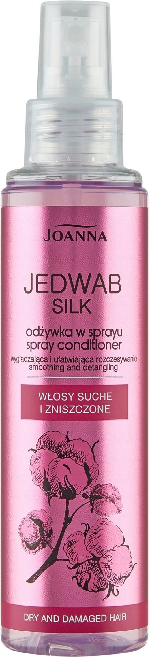 joanna jedwab odżywka do włosów w sprayu