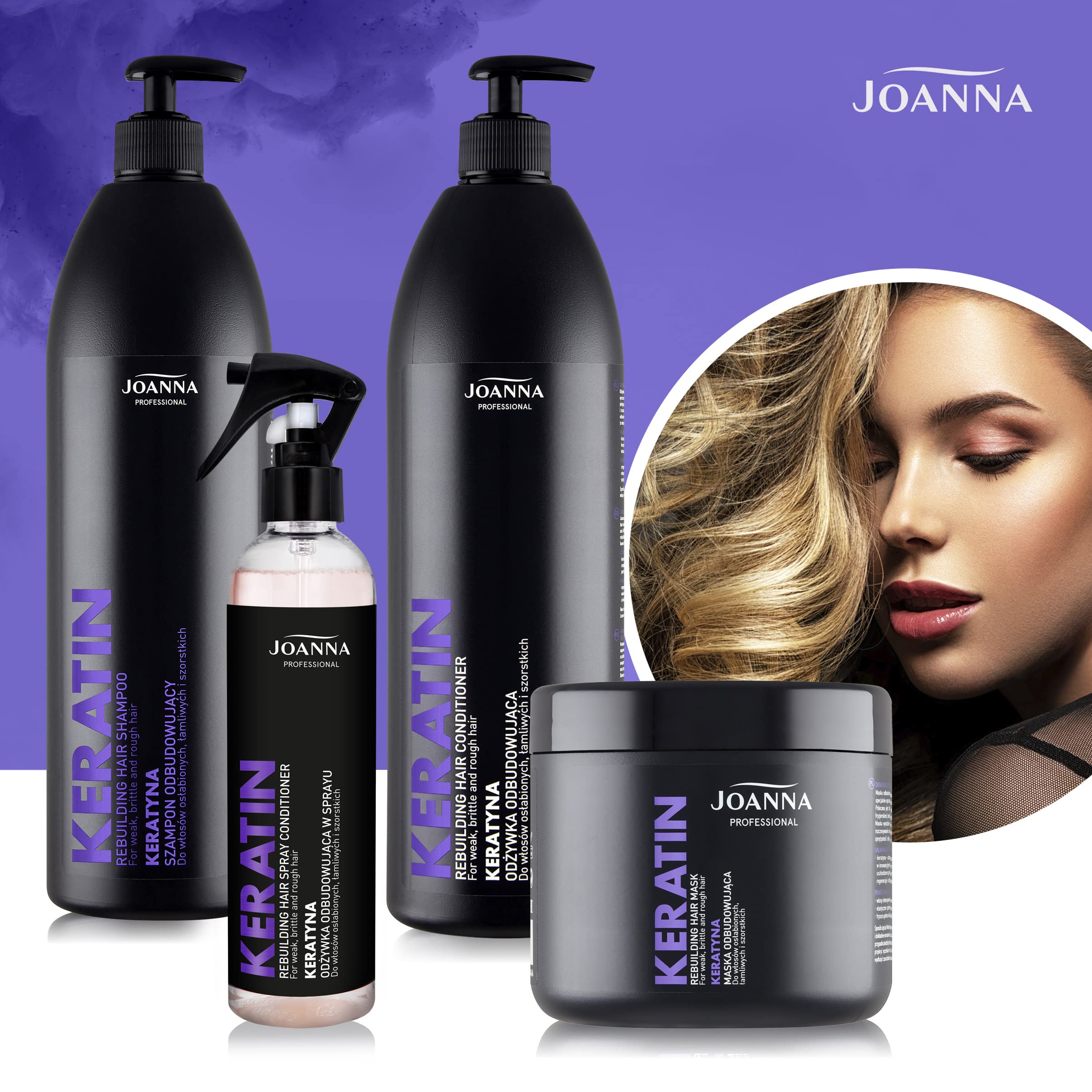 joanna professional szampon keratin