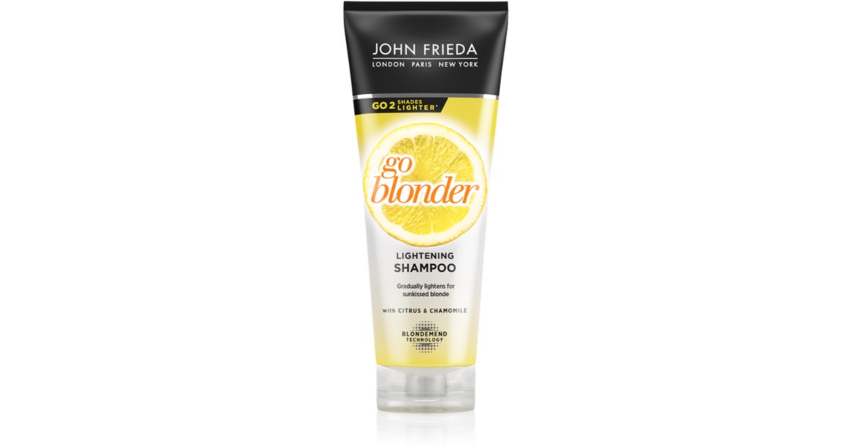 john frieda rozjaśniajacy szampon do blond