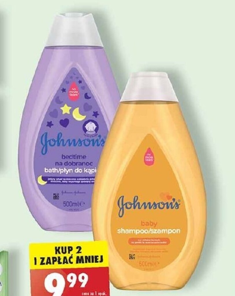 johnsons baby szampon 500 ml biedronka