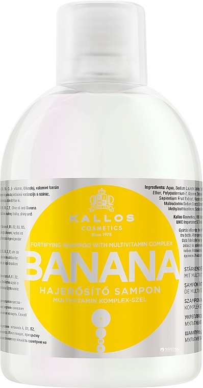 kallos banana szampon