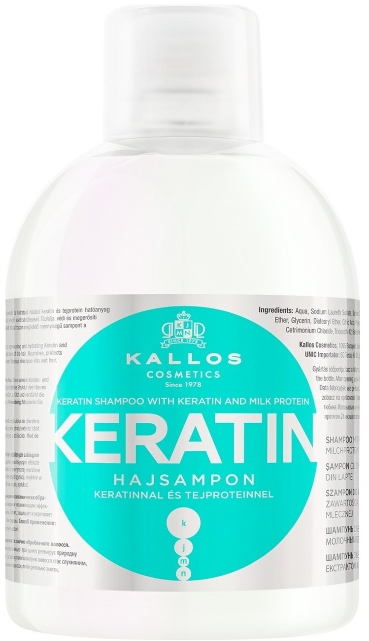 kallos cosmetics keratin szampon skład