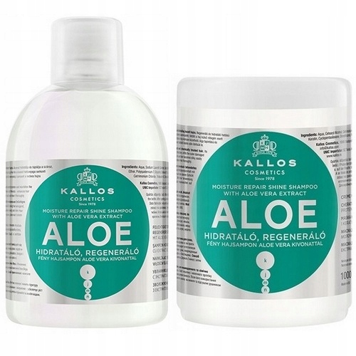 kallos kjmn szampon aloe aloesowy nawilżający regenerujący