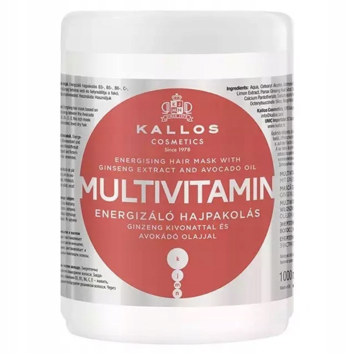 kallos kjmn szampon multivitamina energizujący 1000 ml