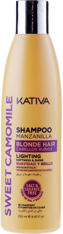 kativa sweet camomile szampon do włosów blond