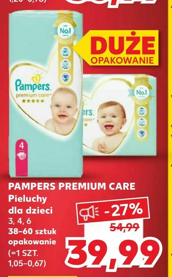 kaufland pampers premium care 1