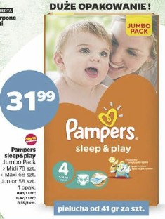 kaufland pieluchy sleep and play