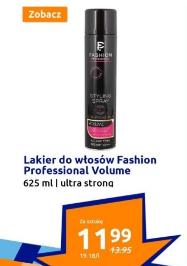 lakier do włosów fashion professional