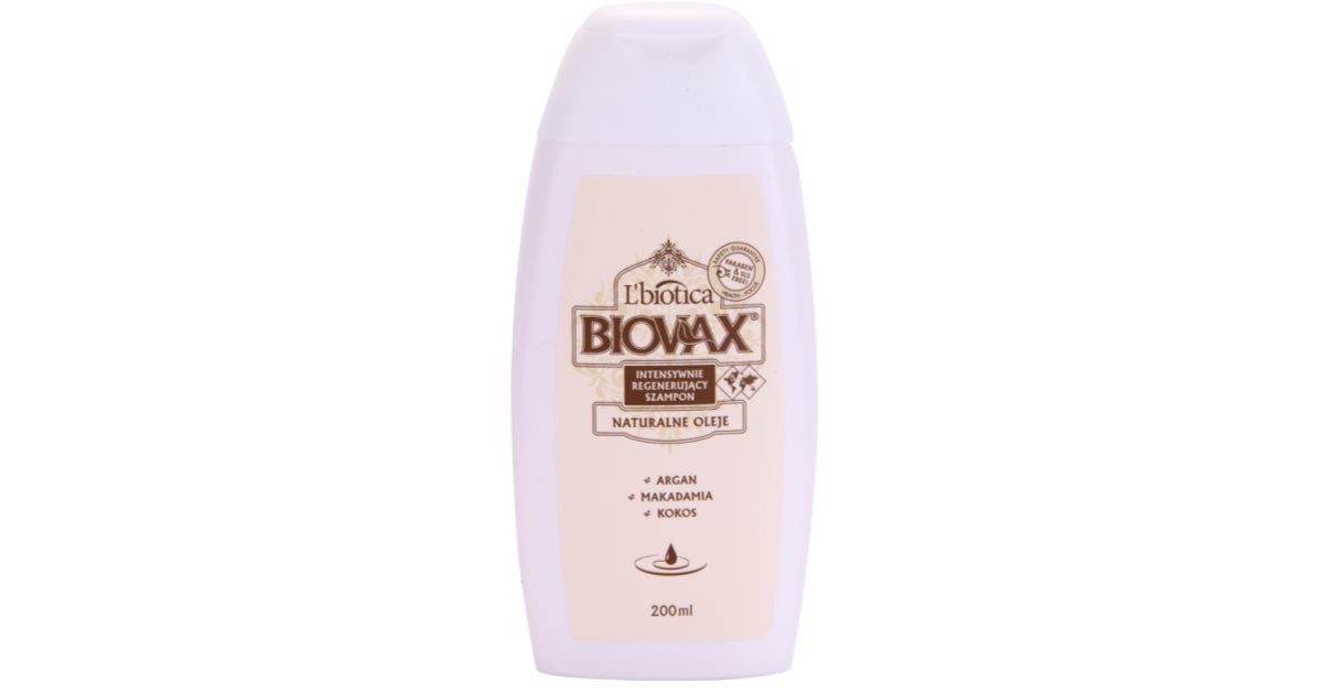 lbiotica biovax natural oil szampon