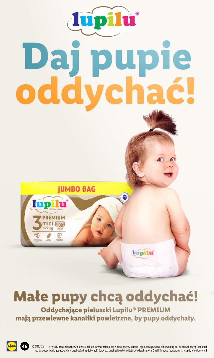 lidl pampers lupilu gazetka