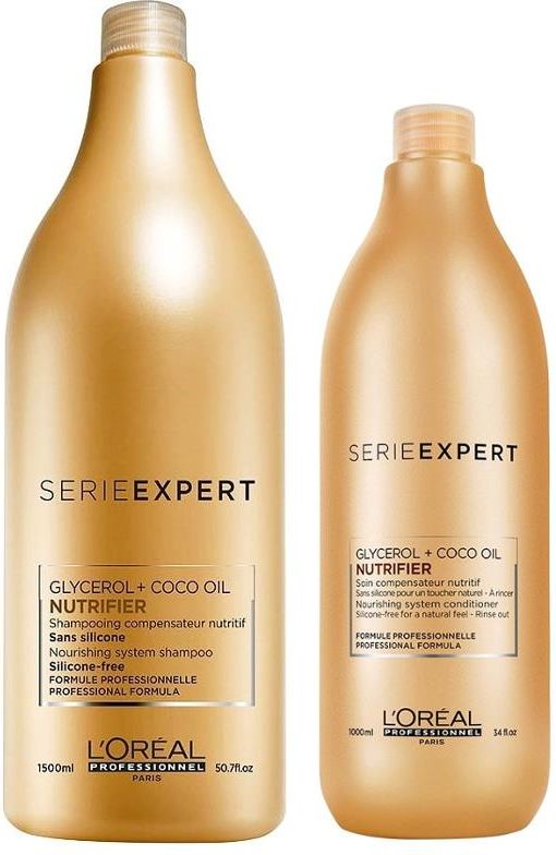 loreal nutrifier zestaw szampon do włosów suchych i przesuszonych