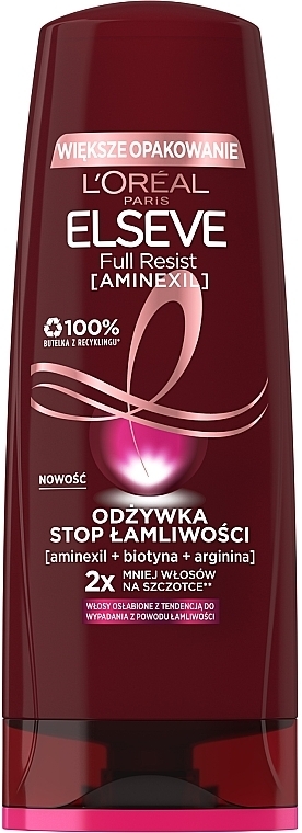 loreal odżywka do włosów czerwona