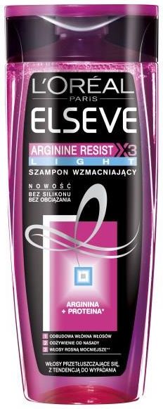 loreal paris elseve arginine resist x3 szampon wzmacniający