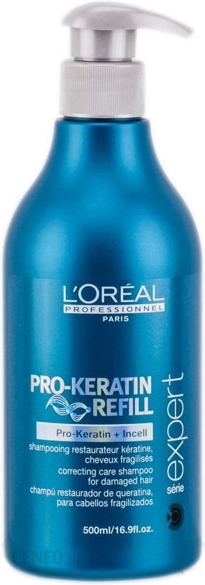 loreal pro-keratin refill odbudowujący szampon do włosów opinie