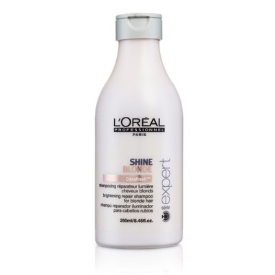 loreal shine blonde szampon niwelujący żółty kolor