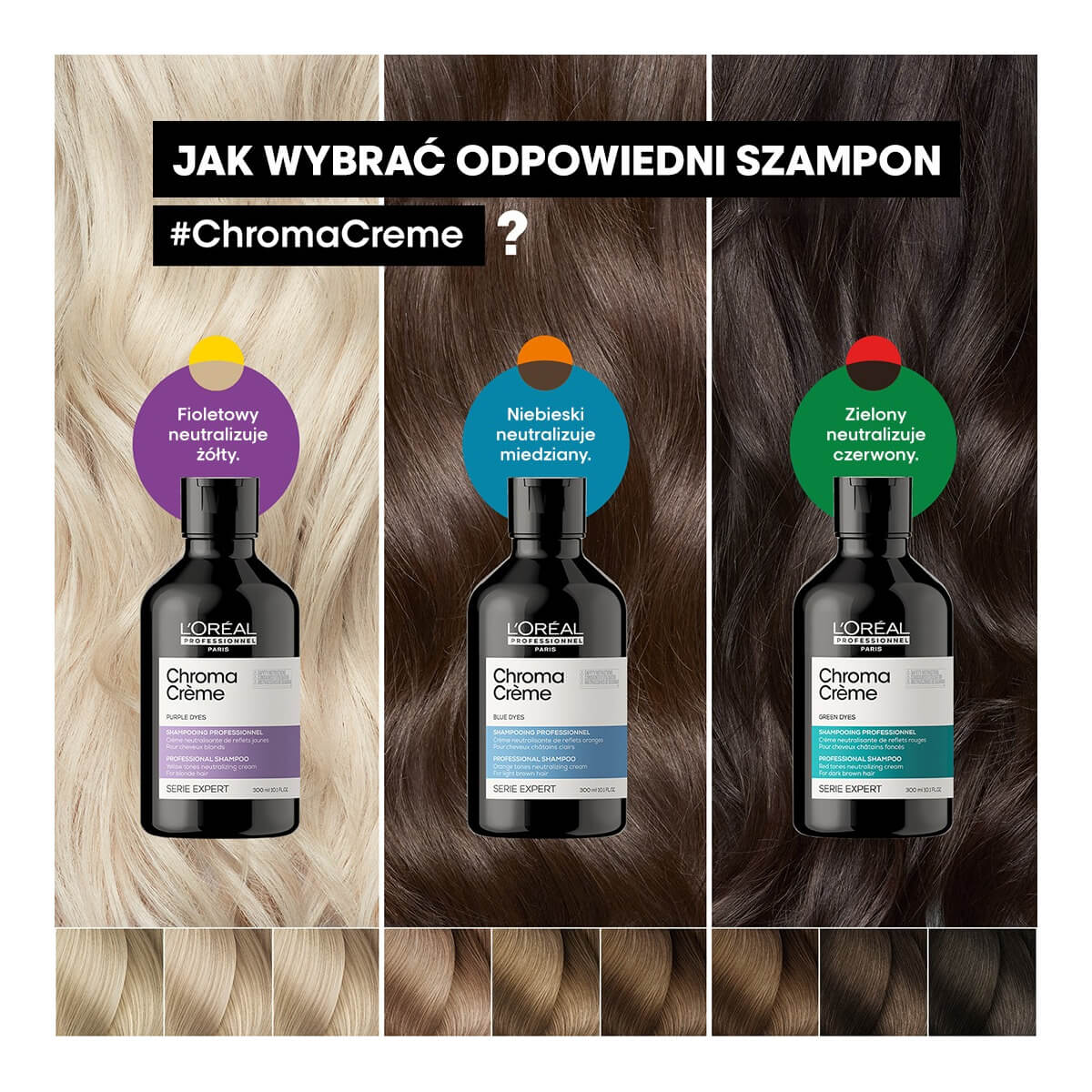 loreal szampon do włosów ciemnych