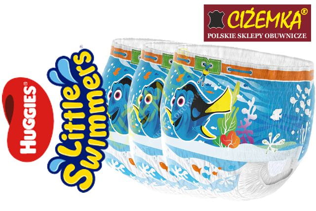 majteczki do pływania huggies little swimmers rozmiar 2-3