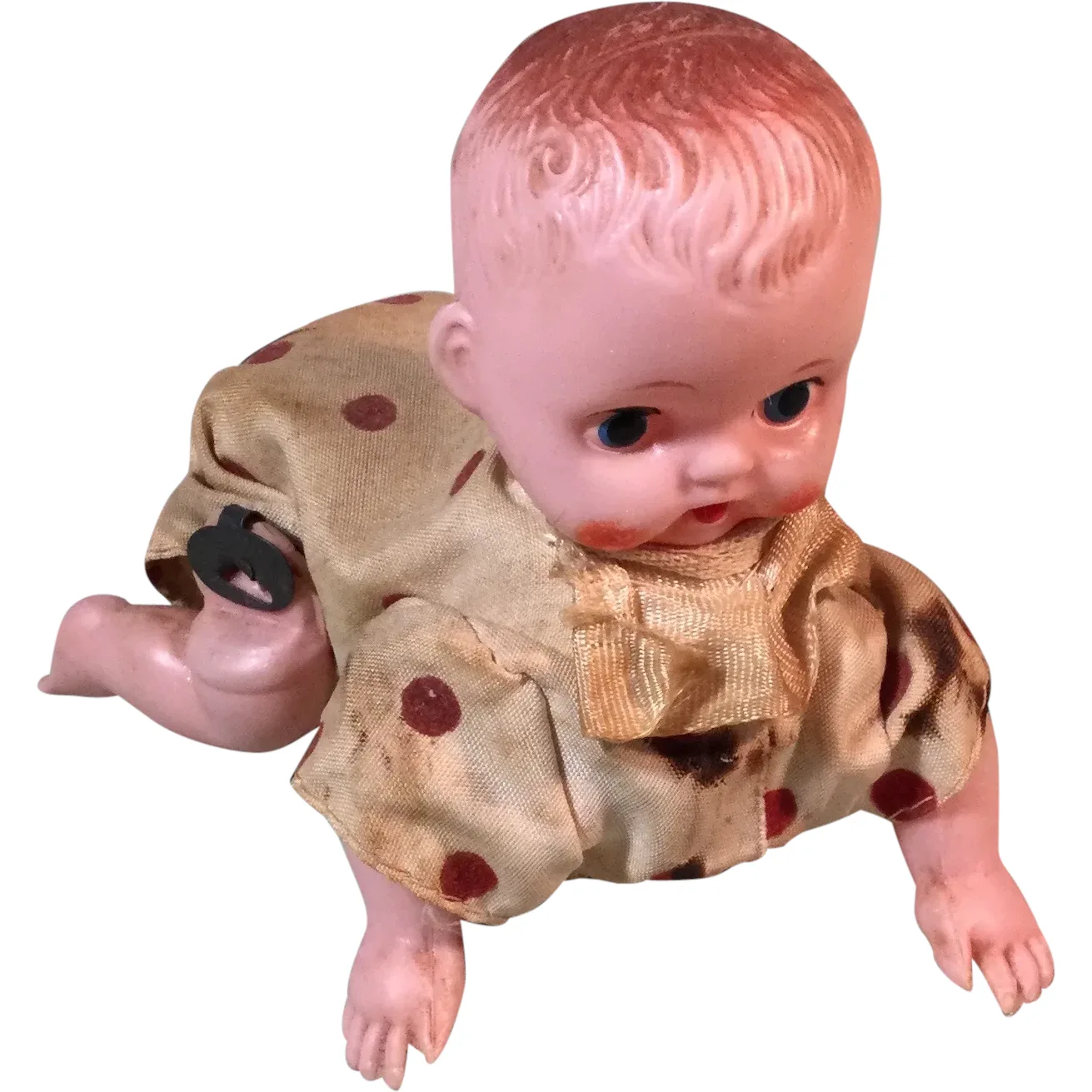 mechanical toy crawling baby in pampers