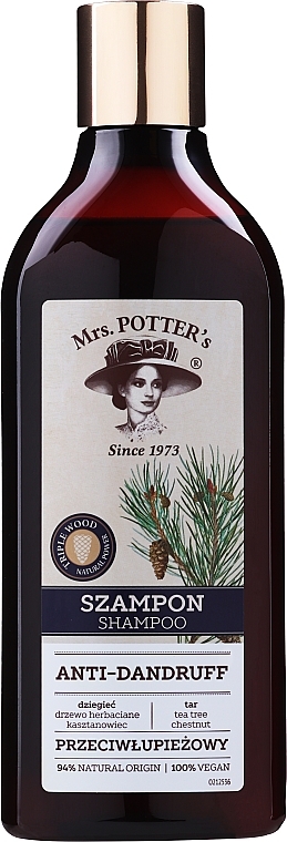 mrs potters dziegieć szampon przeciwłupieżowy